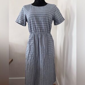 Orange Creek short sleeve midi dress